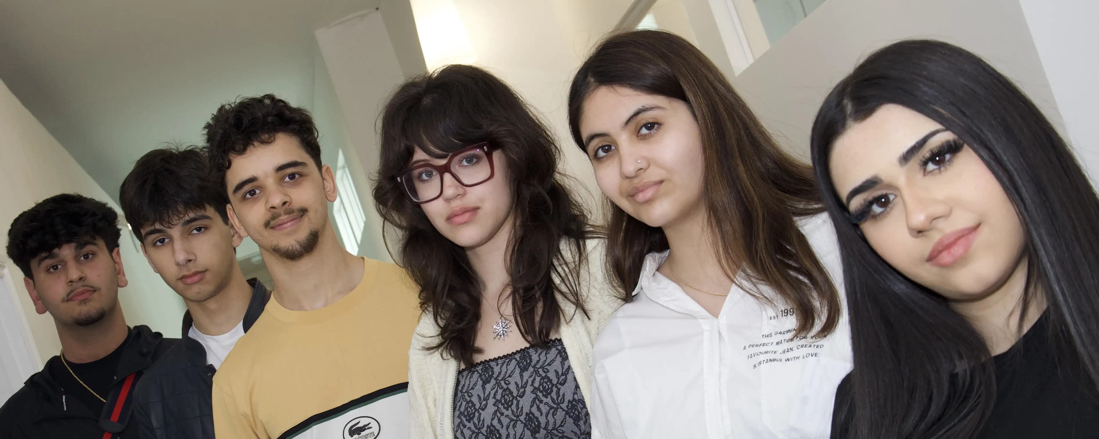 iBOS secondary students at a school ceremony